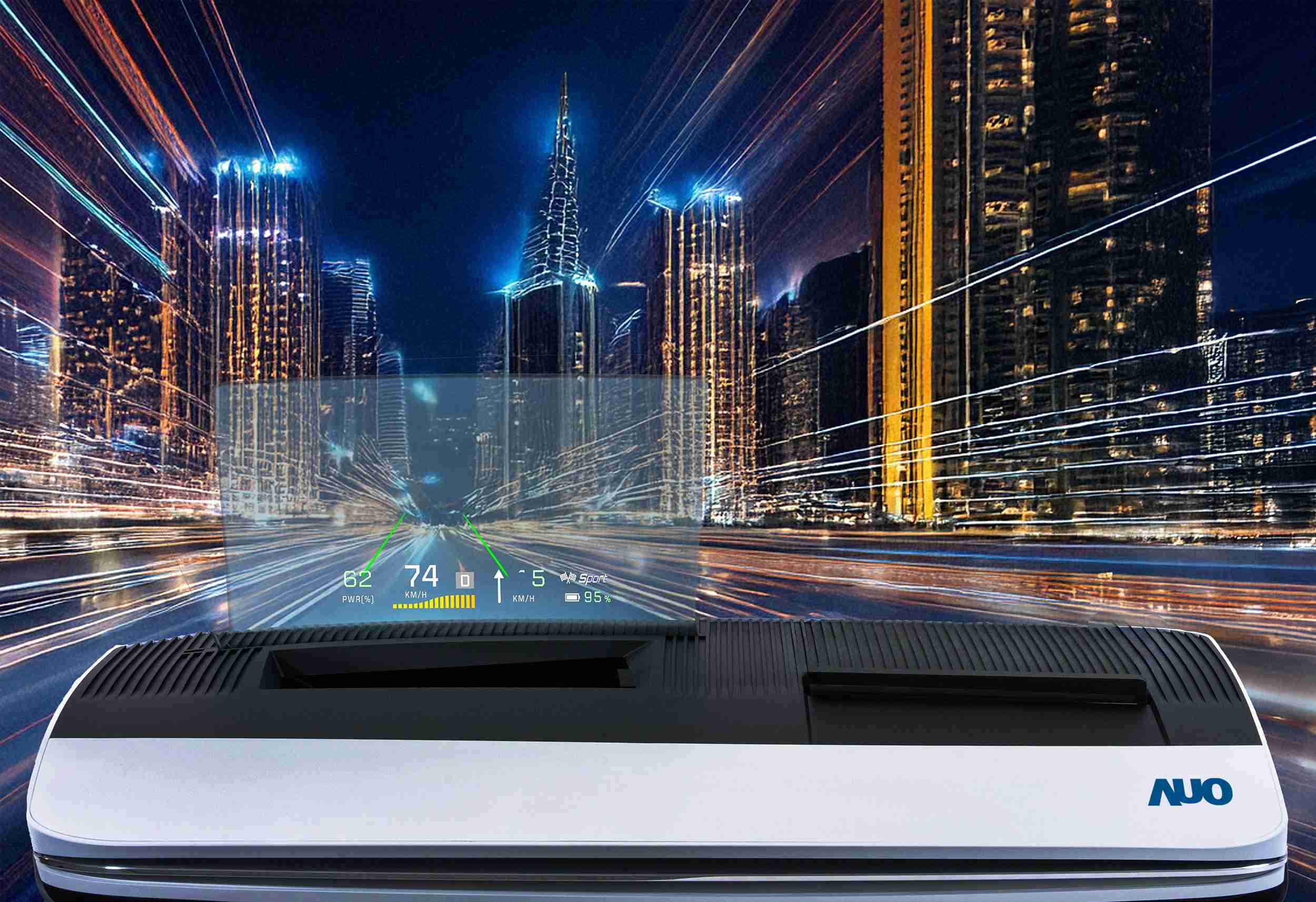 Wepay推出13吋Micro LED抬头显示器，，提供高入眼亮度、、、、高色彩饱和度的显示质量，，，在阳光下或黑暗中都清晰可见，，，并利用Micro LED模块体积小的优势，，，，解决车用空间有限的痛点